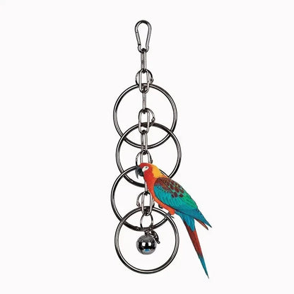 Stainless Steel Diamond Puzzle Climbing Rack for Medium & Large Parrots