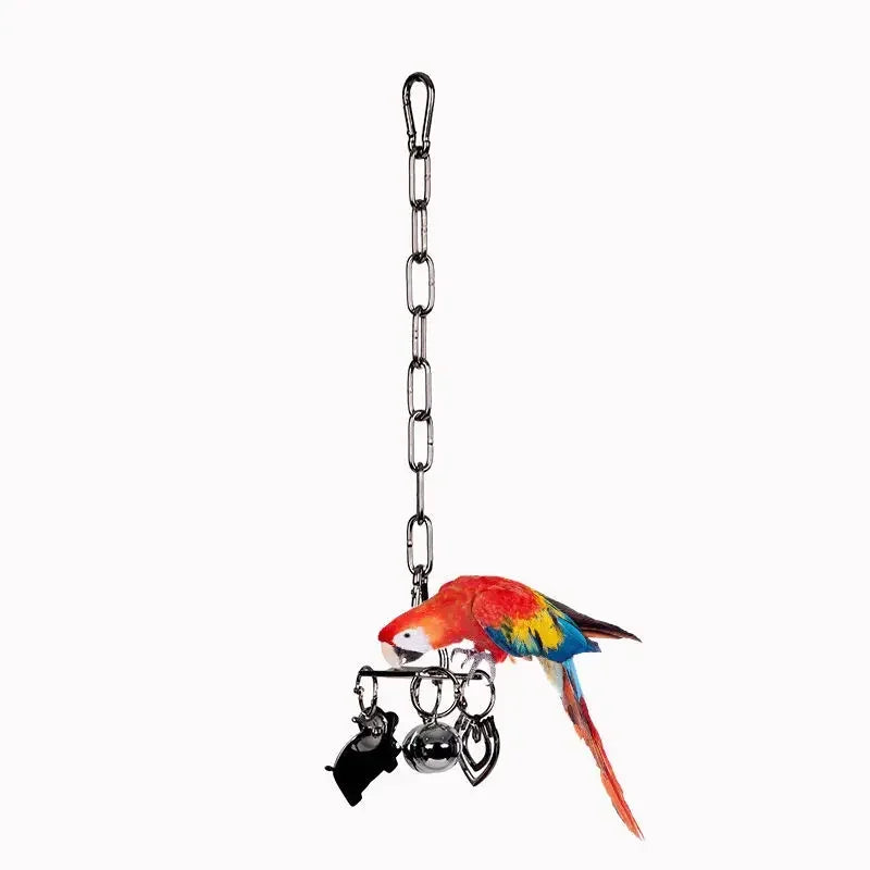 Stainless Steel Diamond Puzzle Climbing Rack for Medium & Large Parrots