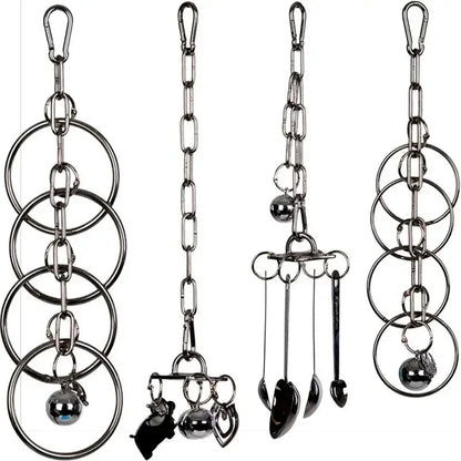 Stainless Steel Diamond Puzzle Climbing Rack for Medium & Large Parrots